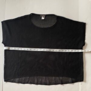 Kerisma Black Mesh Short Sleeve Top